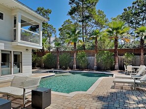Pool - Lucky 7 Beach | Near Beach, Private Pool, Golf Cart + 6 Bicycles (Santa Rosa Beach)