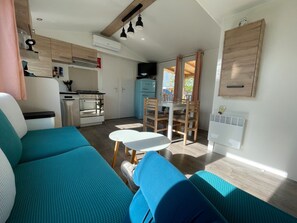 TV, mesa de pingue-pongue