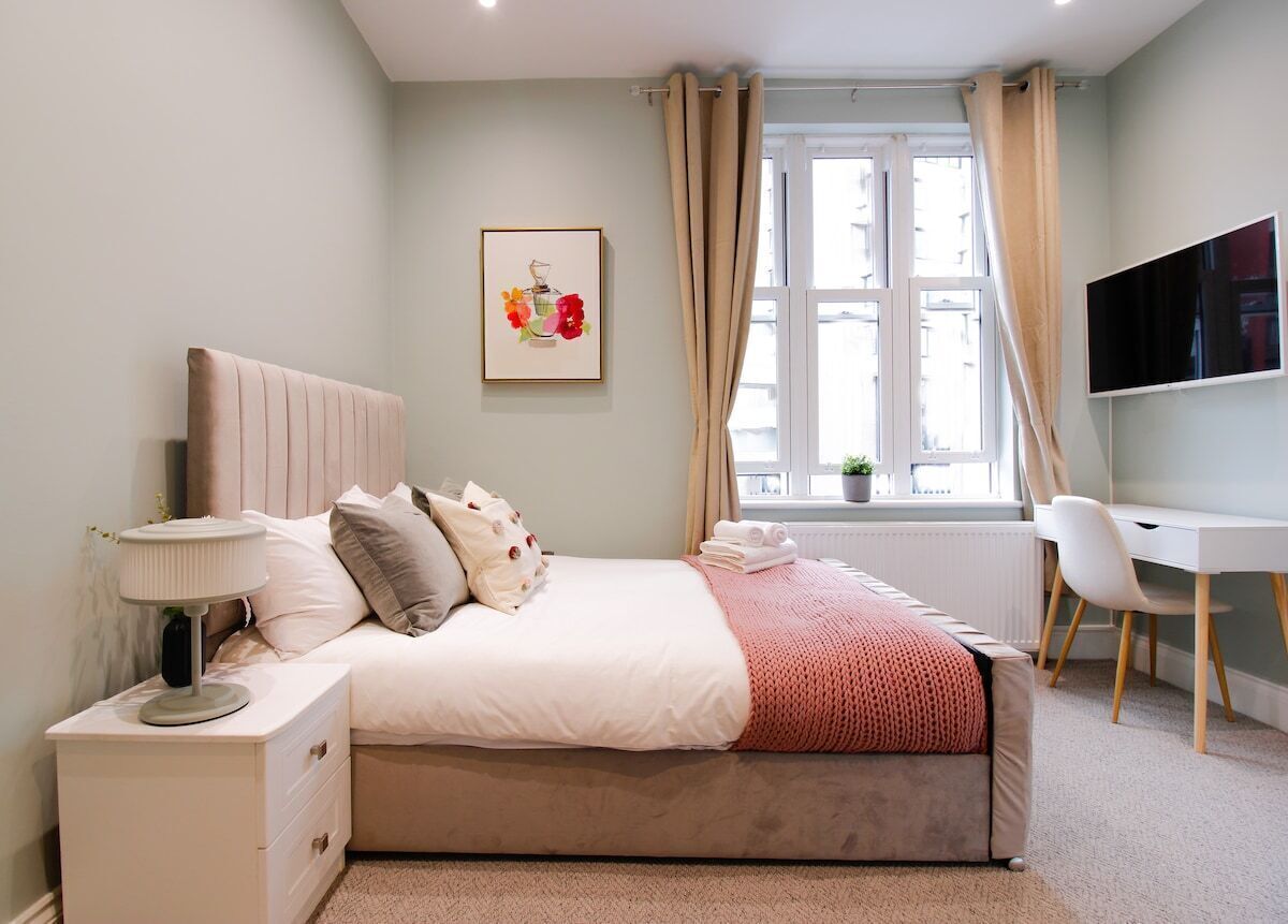 商务公寓, 独立浴室, 城市景观 (1) | 办公桌、笔记本电脑工作区、免费 WiFi