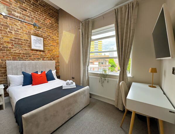 Chambre Double Deluxe, salle de bains privée, vue ville