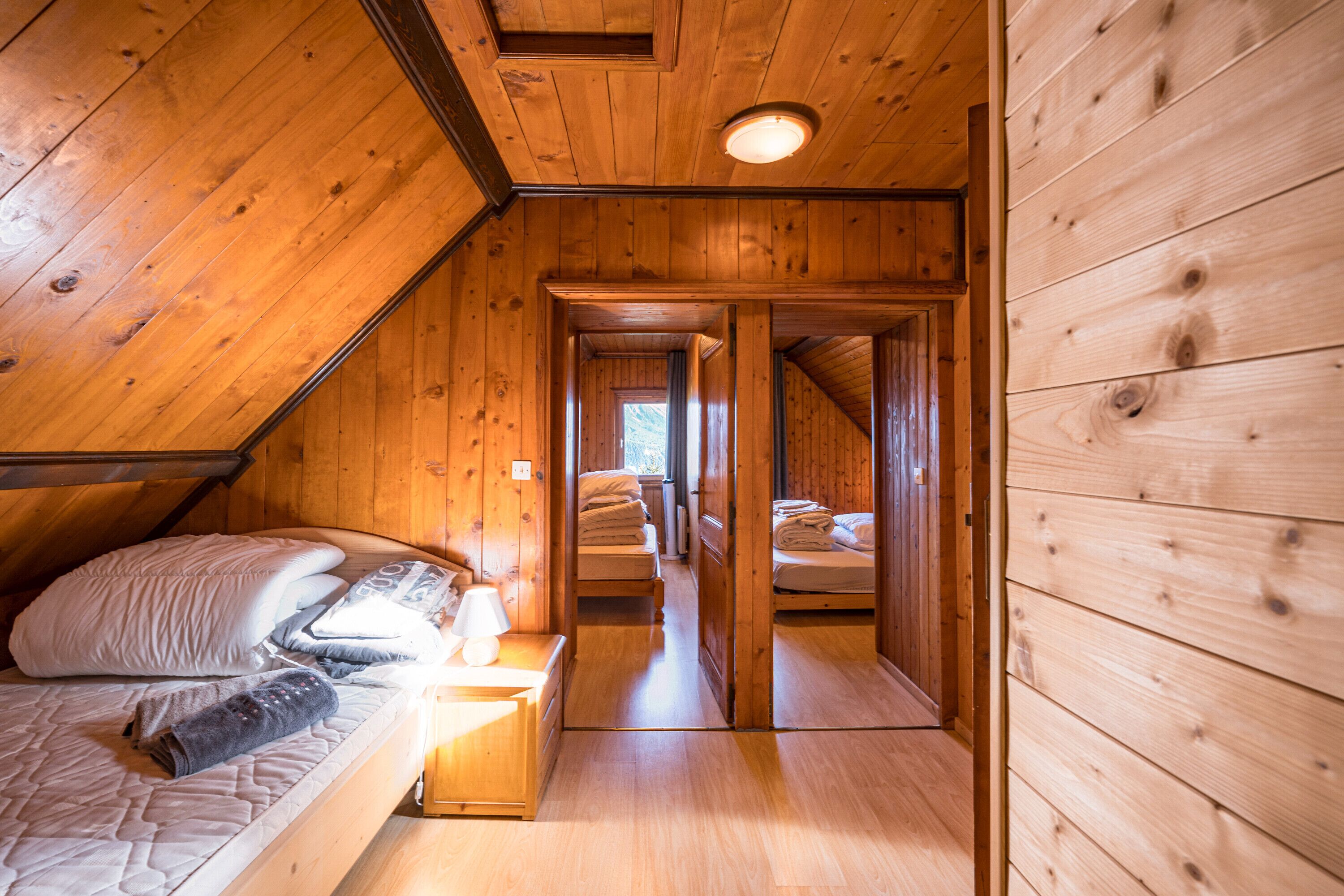 4 habitaciones y ropa de cama 