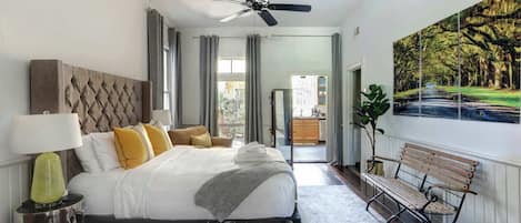 1 habitación, tabla de planchar con plancha, wifi y ropa de cama