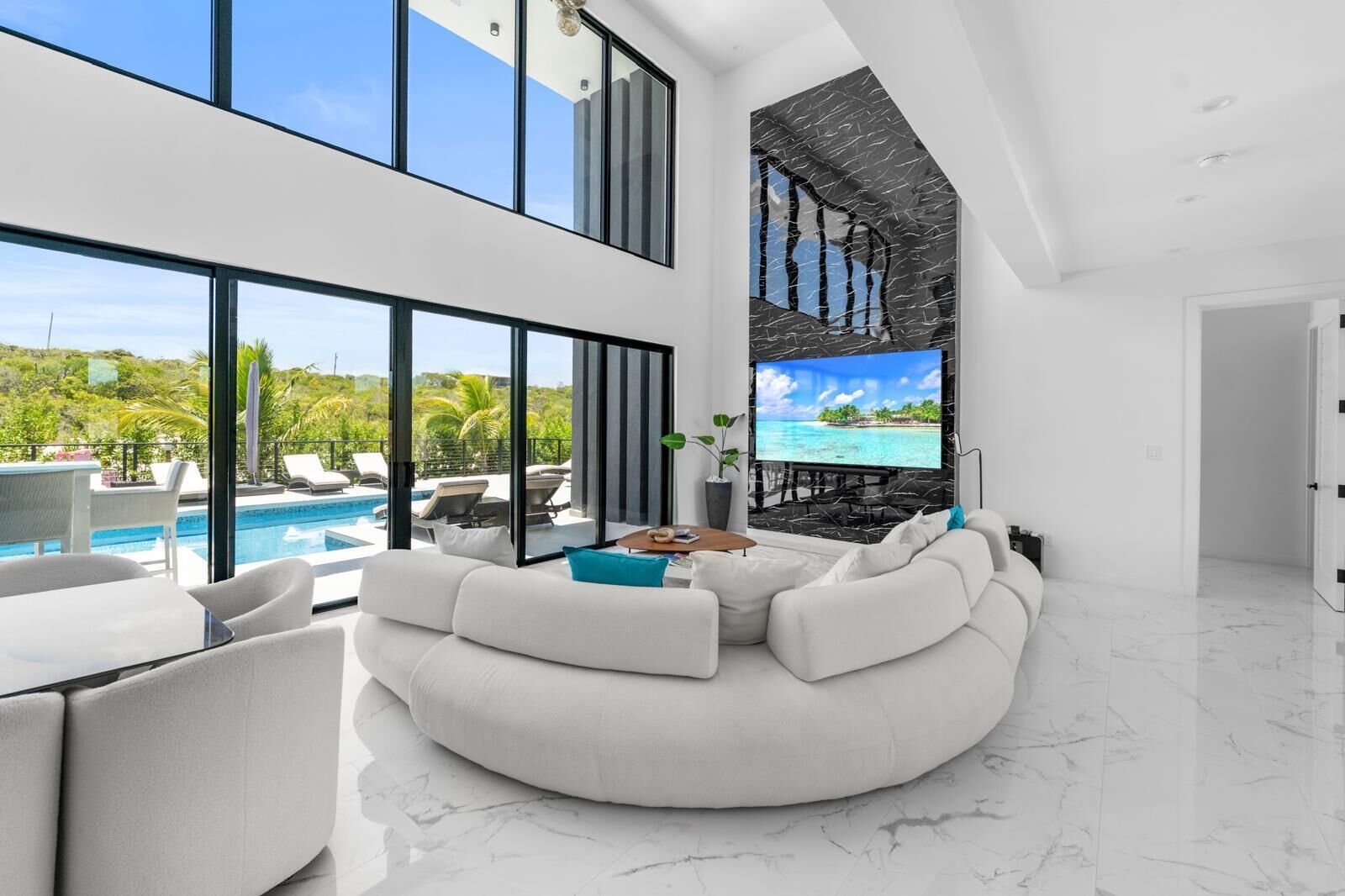 Smart TV, books, offices