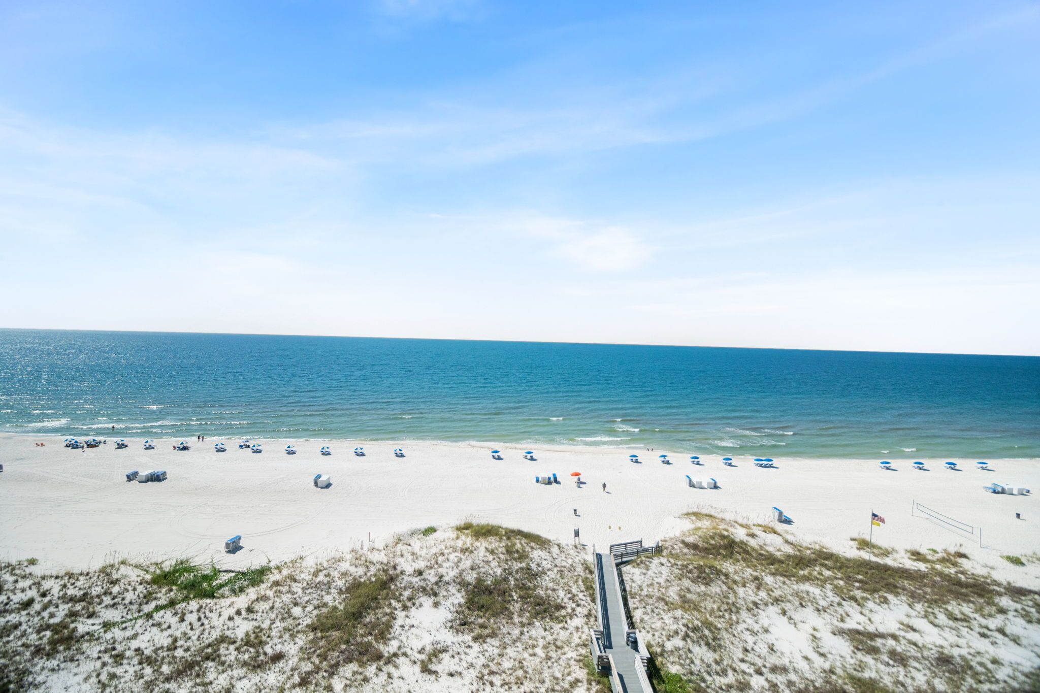 Una spiaggia nelle vicinanze