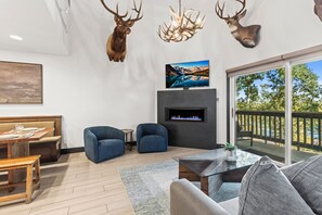 Appart'hôtel, 2 chambres | Coin séjour