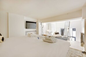 1 makuuhuone, silitysrauta/-lauta, vauvan matkasänky, Wi-Fi