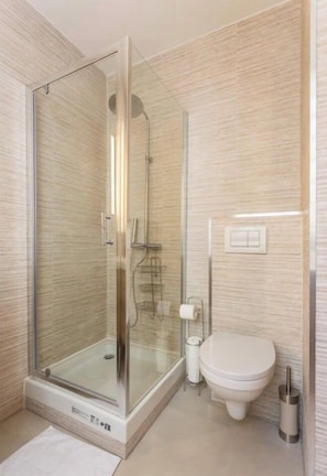 Shower, hair dryer