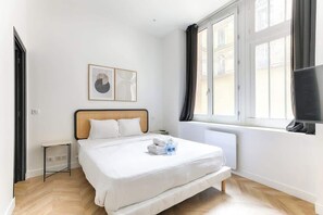 1 bedroom, iron/ironing board, travel crib, WiFi