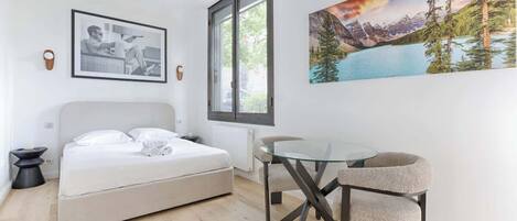 1 chambre, lit parapluie, Wi-Fi, draps fournis