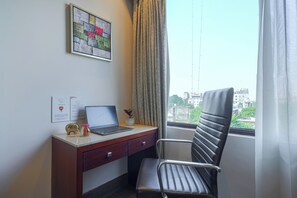 Stadsuitzicht vanuit accommodatie