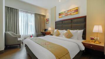 Deluxe Room, City View | Premium bedding, desk, free WiFi, bed sheets