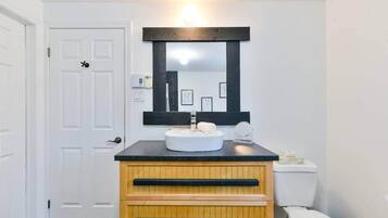 Towels, soap, toilet paper