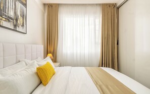 1 bedroom, iron/ironing board, Internet, bed sheets