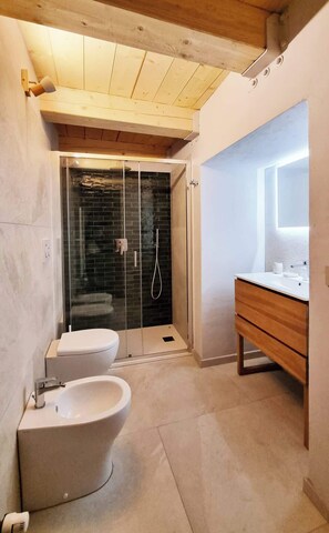 Shower, hair dryer