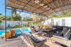 Pool - Village house with private pool, Wi-Fi, and air conditioning (Espira-de-l'Agly)