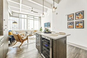 Interior - Modern Midtown 1BR | 8 Min to FIFA | Walk DT (Atlanta)