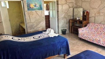 1 bedroom, internet, bed sheets