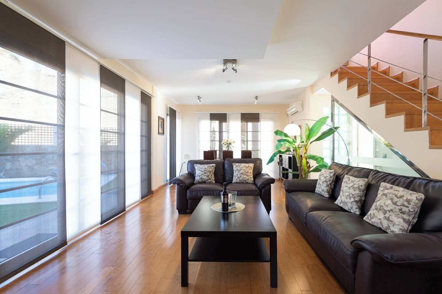 Biệt thự Deluxe, quang cảnh đồi núi | Khu ph òng khách