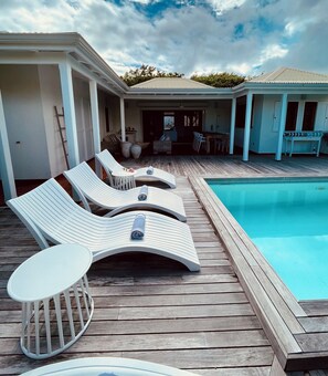 Pool - VILLA LAUCALY ORIENT BAY (saint martin)