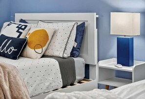 4 bedrooms, iron/ironing board, travel crib, free WiFi