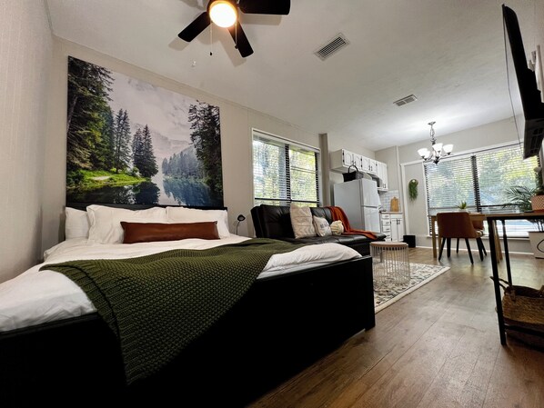 1 chambre, fer et planche à repasser, Wi-Fi, literie fournie