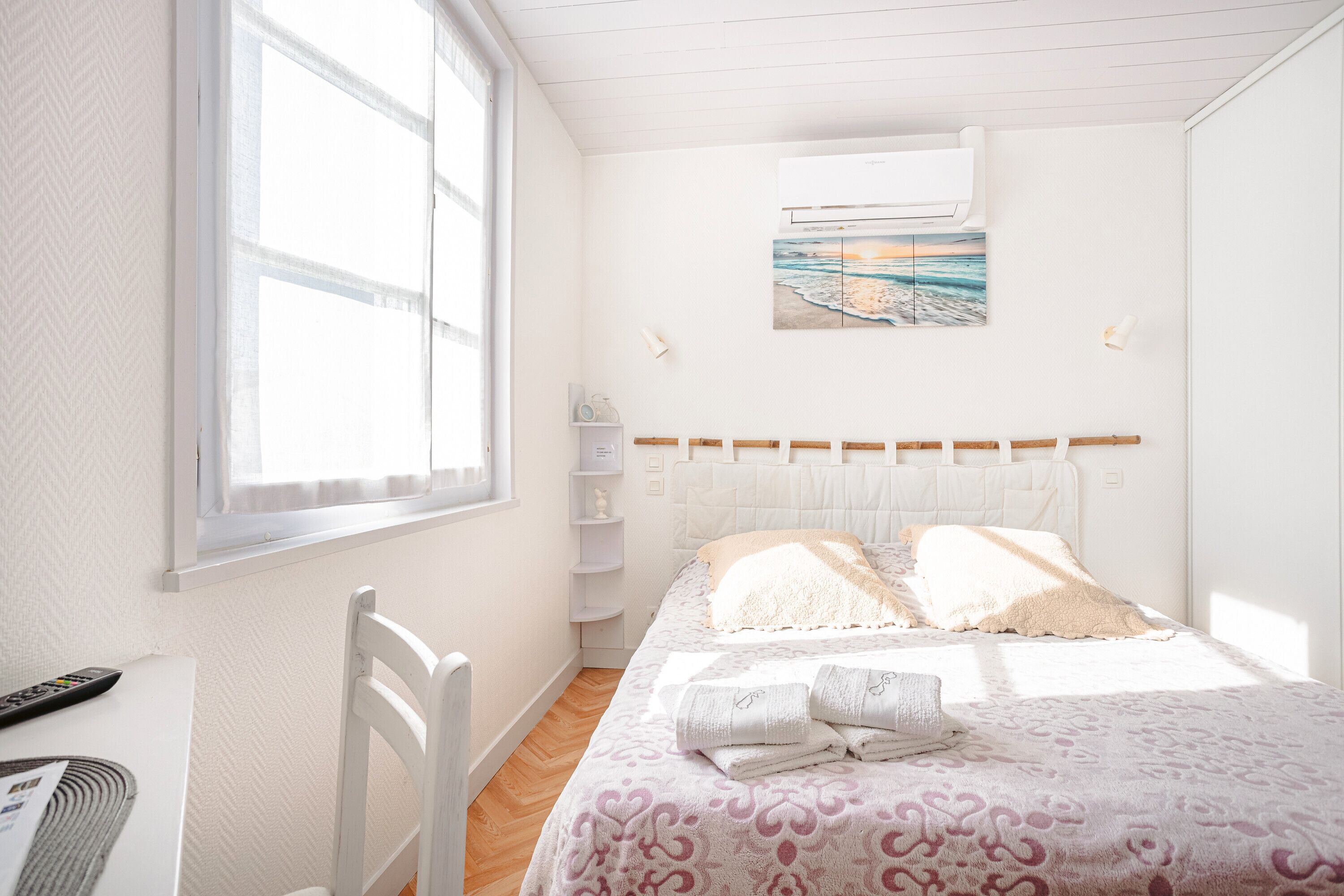 1 soverom og sengetøy