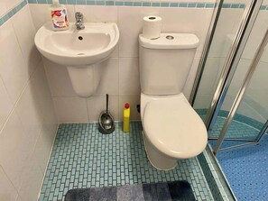 シャワー、ヘアドライヤー、タオル、石鹸