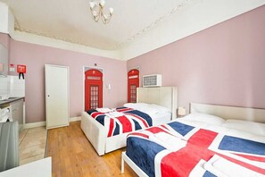 1 室のベッドルーム、アイロン / アイロン台、WiFi、ベッドシーツ