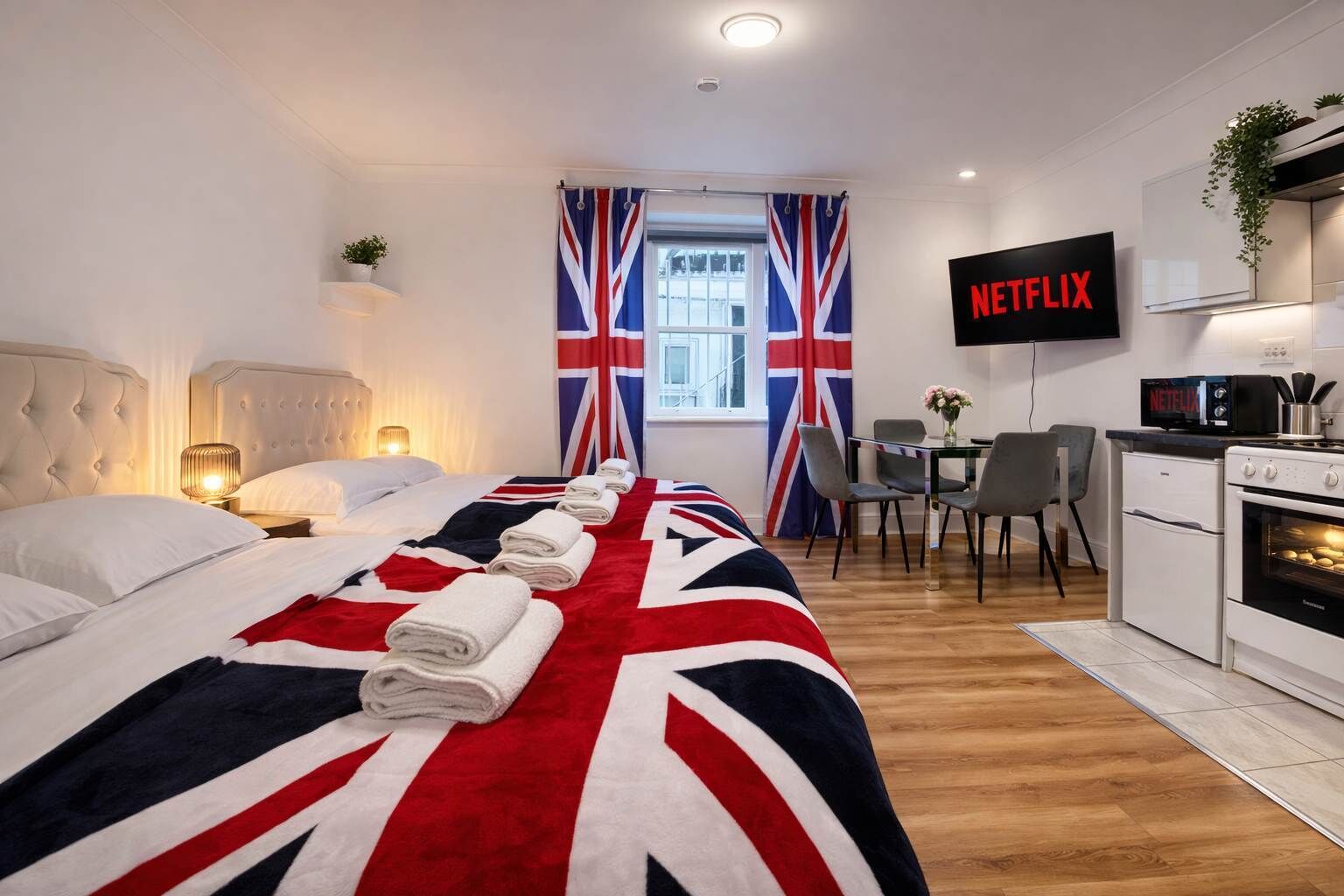 1 chambre, fer et planche à repasser, Wi-Fi, draps fournis