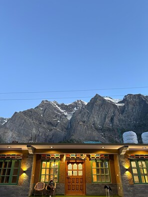 Front of property – evening/night