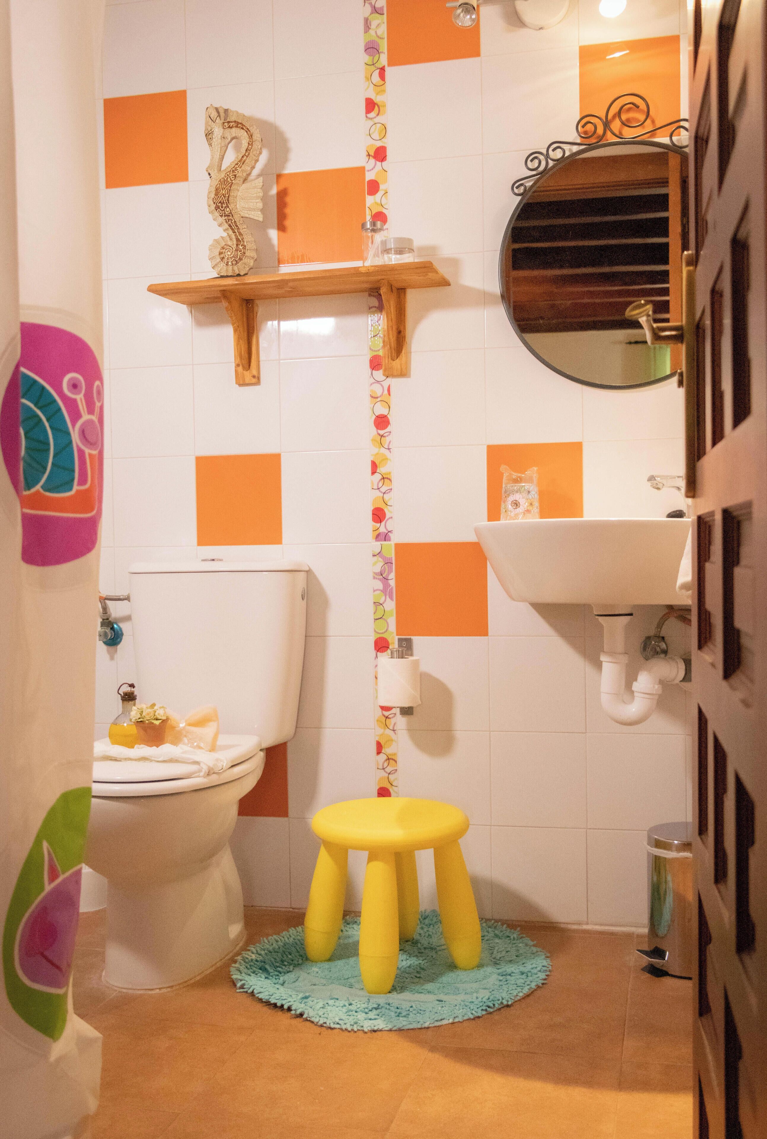 Classic trippelrum - husdjur tillåtna | Badrum | Dusch, hårtork, handdukar och tvål