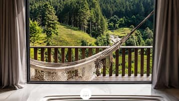 Comfort Chalet | Private spa tub