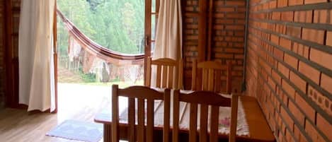 Cabin | Living area | 32-inch Smart TV with digital channels, Netflix, streaming services