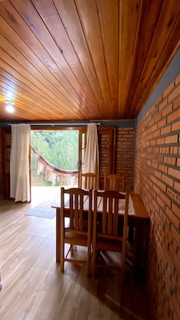 Cabin | Living area | 32-inch Smart TV with digital channels, Netflix, streaming services