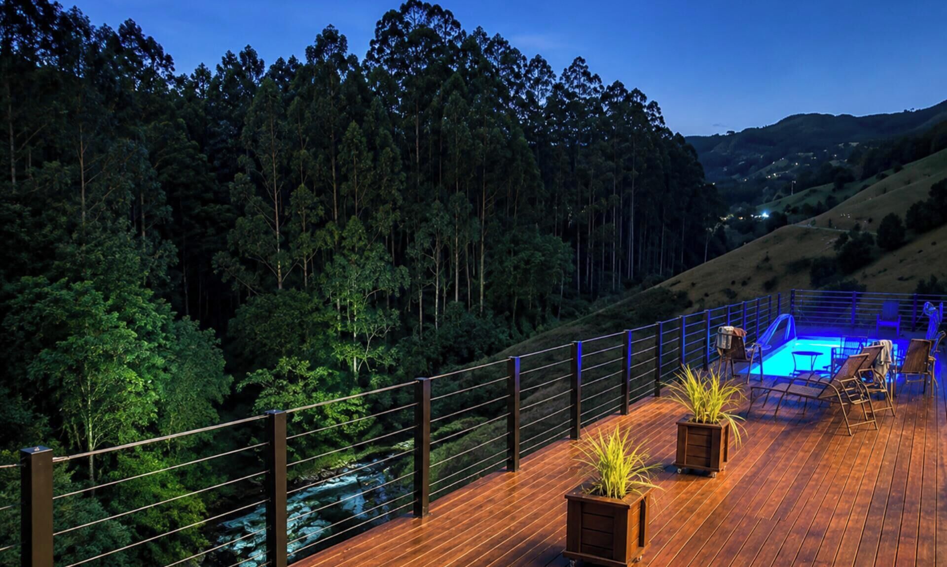 Front of property – evening/night