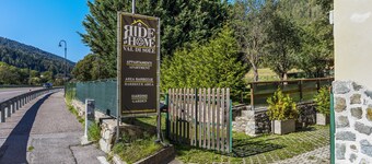 Appartamento 'Ride Home 1' con Vista Montagna, Giardino in Comune e Wi-Fi