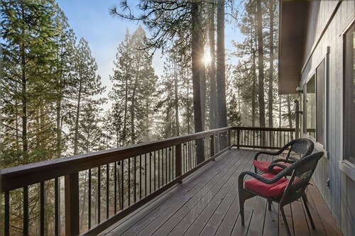 Secluded Garden Valley Cabin with Deck & Views!
