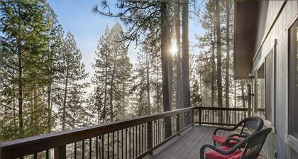 Secluded Garden Valley Cabin with Deck & Views!