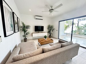 TV - Beachside Comfort • 2BR Condo w/ Pool & Terrace (Las Terrenas)