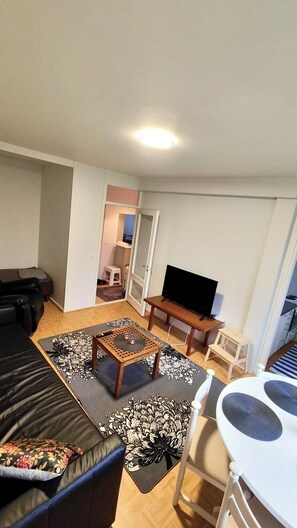 Apartment, 1 Schlafzimmer, Whirlpool, Gartenblick | Wohnzimmer