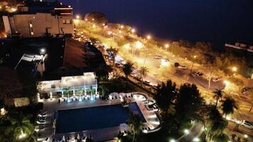 Front of property - evening/night