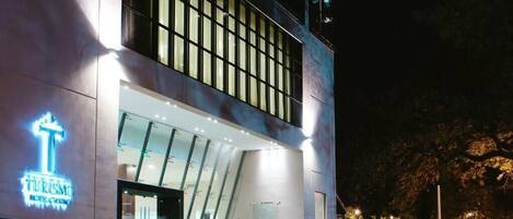 Front of property – evening/night