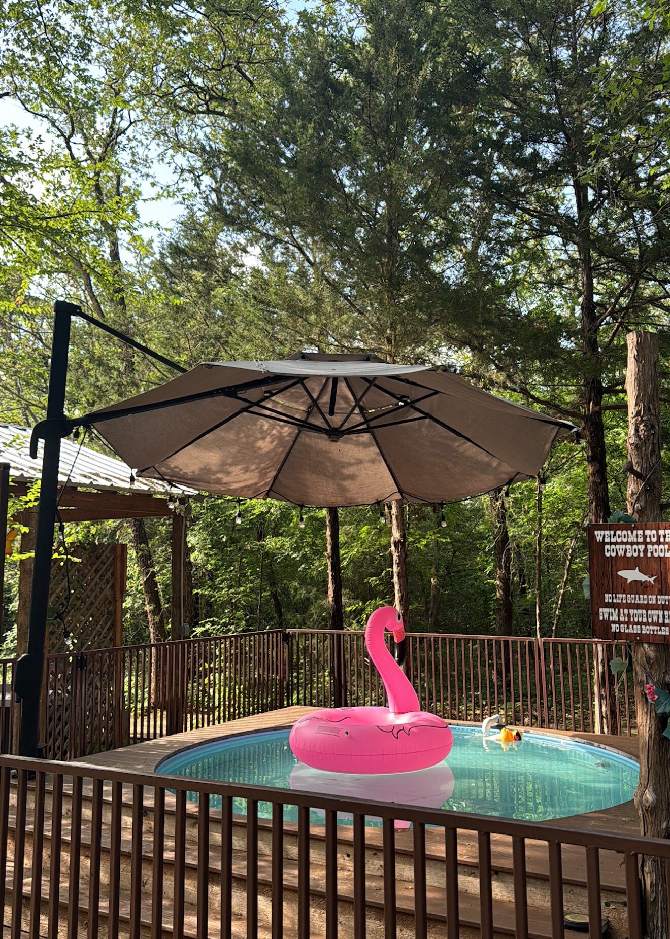 Alberca al aire libre 