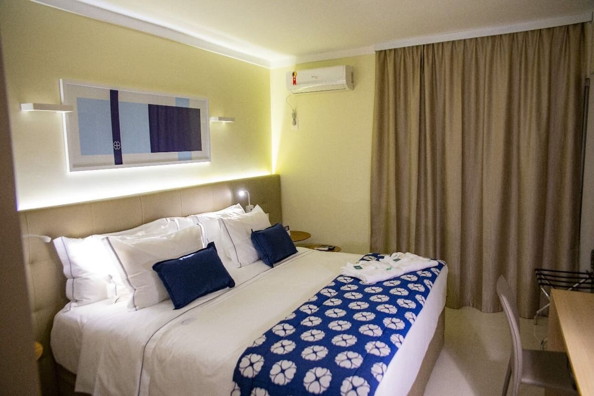 Premium Double Room, Balcony, City View | In-room safe, laptop workspace, iron/ironing board, free WiFi