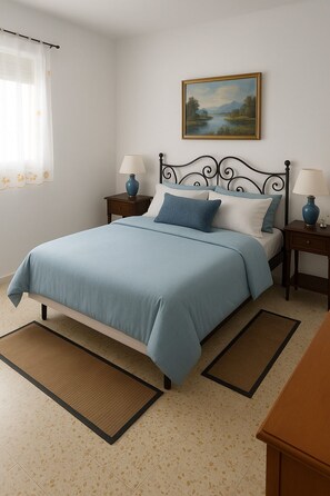 1 makuuhuone, silitysrauta/-lauta, internet, vuodevaatteet