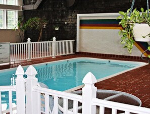 Indoor pool, a heated pool