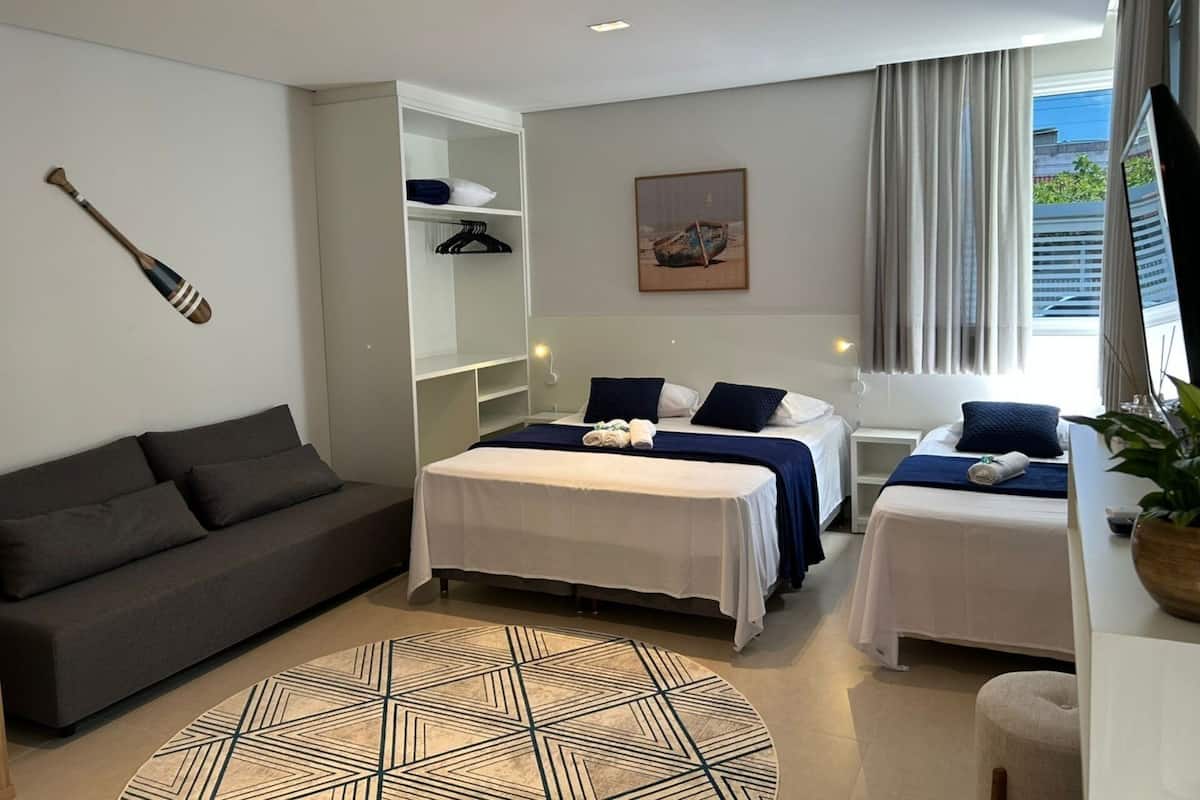 Loft Praia do Cascalho - D´Santa Loft´s - Penha | 고급 침구, 책상, 무료 WiFi, 각각 다른 스타일의 인테리어