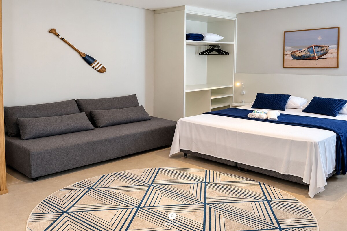 Loft Praia do Cascalho - D´Santa Loft´s - Penha | Premium bedding, desk, WiFi (free), individually decorated