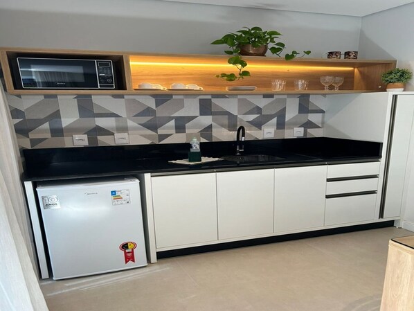 Loft Praia do Cascalho - D´Santa Loft´s - Penha | Private kitchen