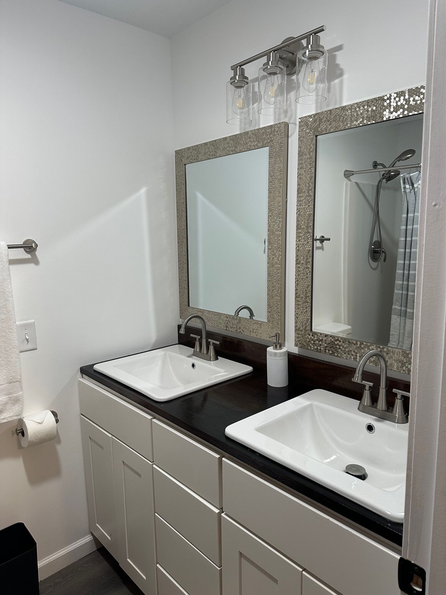 Towels, soap, toilet paper